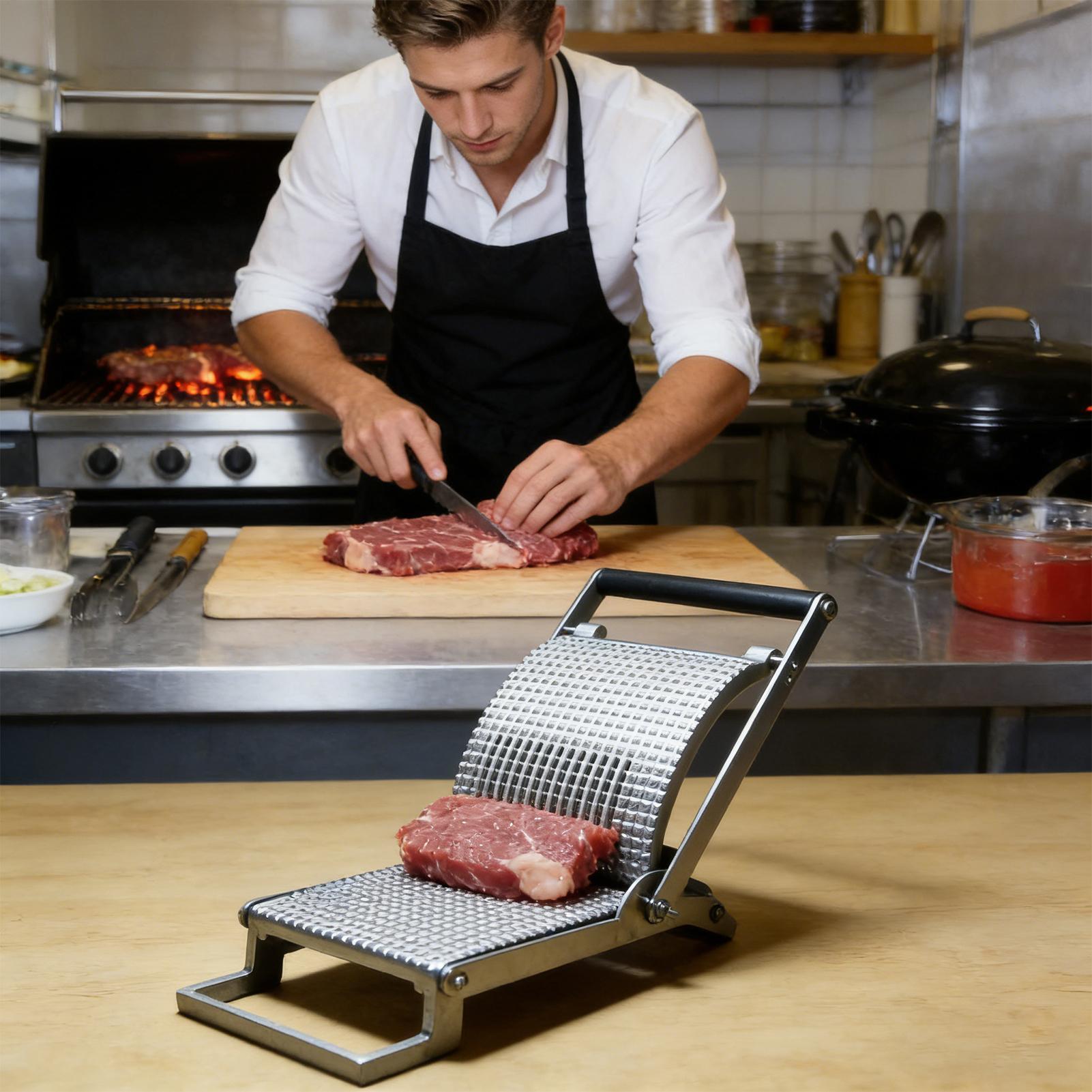 Meal Prep With Chicken - Meat Tenderizer Stainless Steel Manual Kitchen
