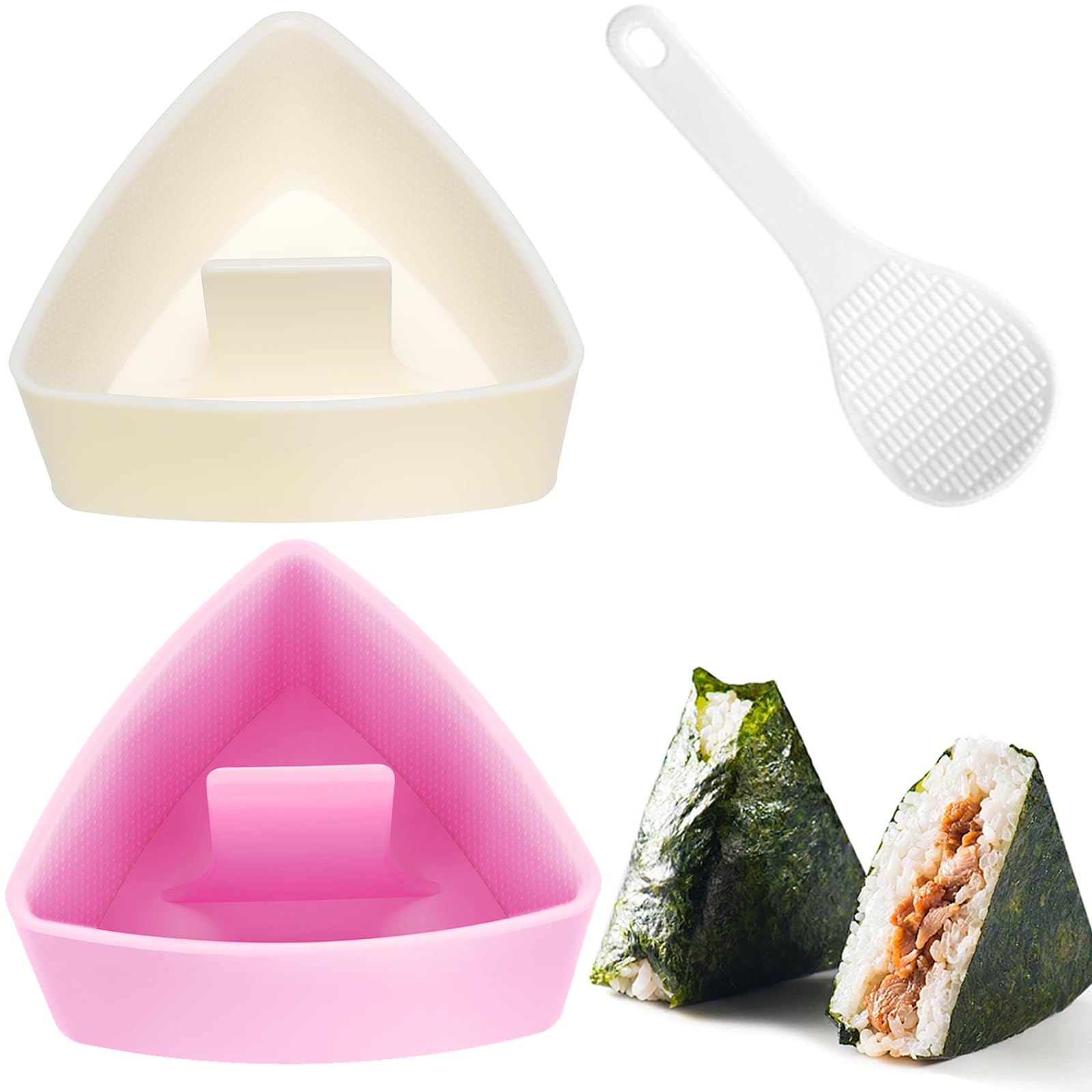Rice Ball Mold - 2pcs Sushi Mold Onigiri Rice Ball