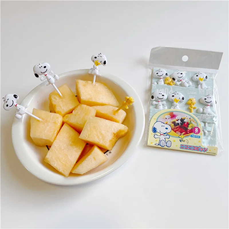 Rice Ball Mold - Snoopy cartoon bento fruit fork reusable