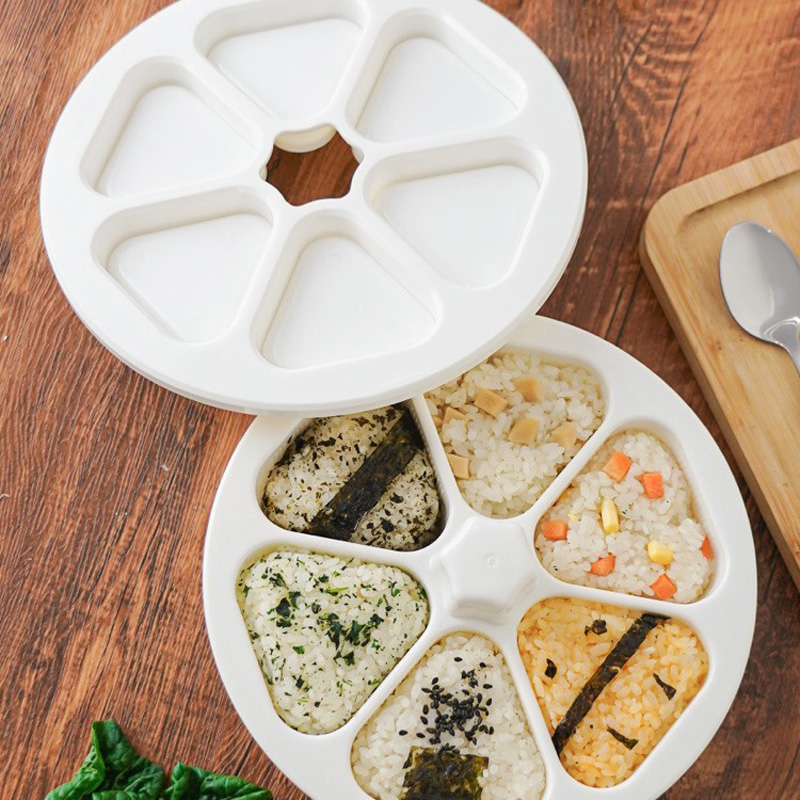 Rice Ball Mold - 6 in 1 Sushi Maker Box