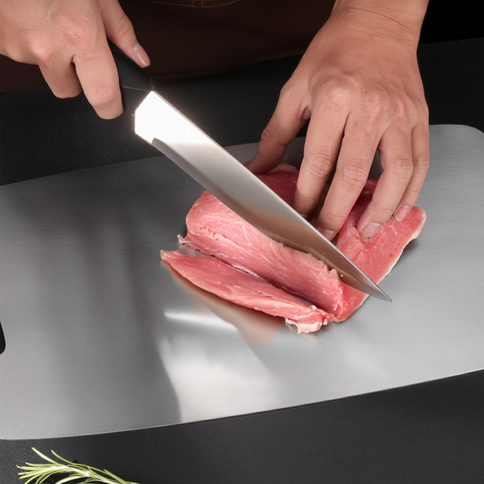 Meal Prep With Chicken - Stainless Steel Cutting Boards For Kitchen