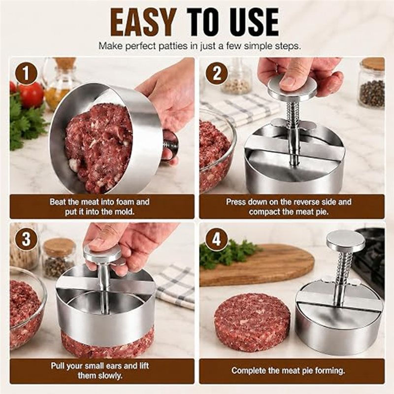 Stainless Steel Non-Stick Roun - огляд і ціна Rice Ball Mold