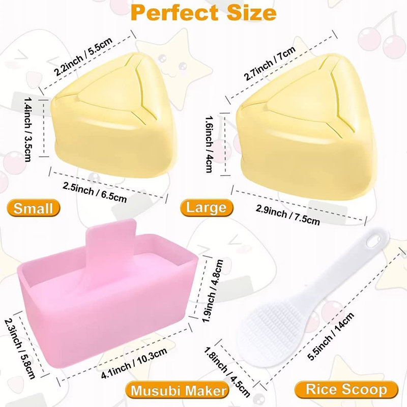 LMETJMA  Pack Rice Mold Musubi - огляд і ціна Rice Ball Mold