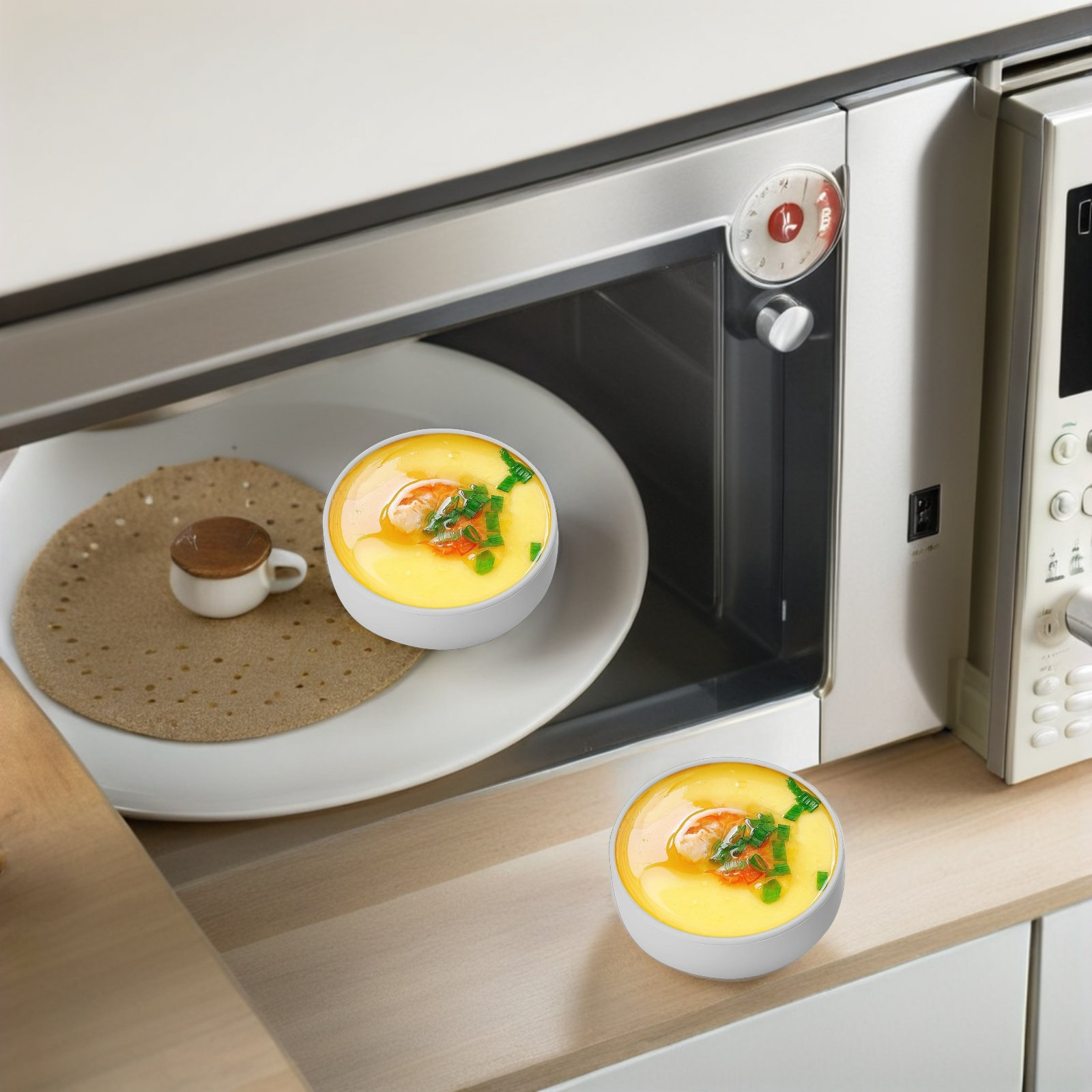 3Pcs Silicone Air Fryer Egg Mo - огляд і ціна Meal Prep Healthy