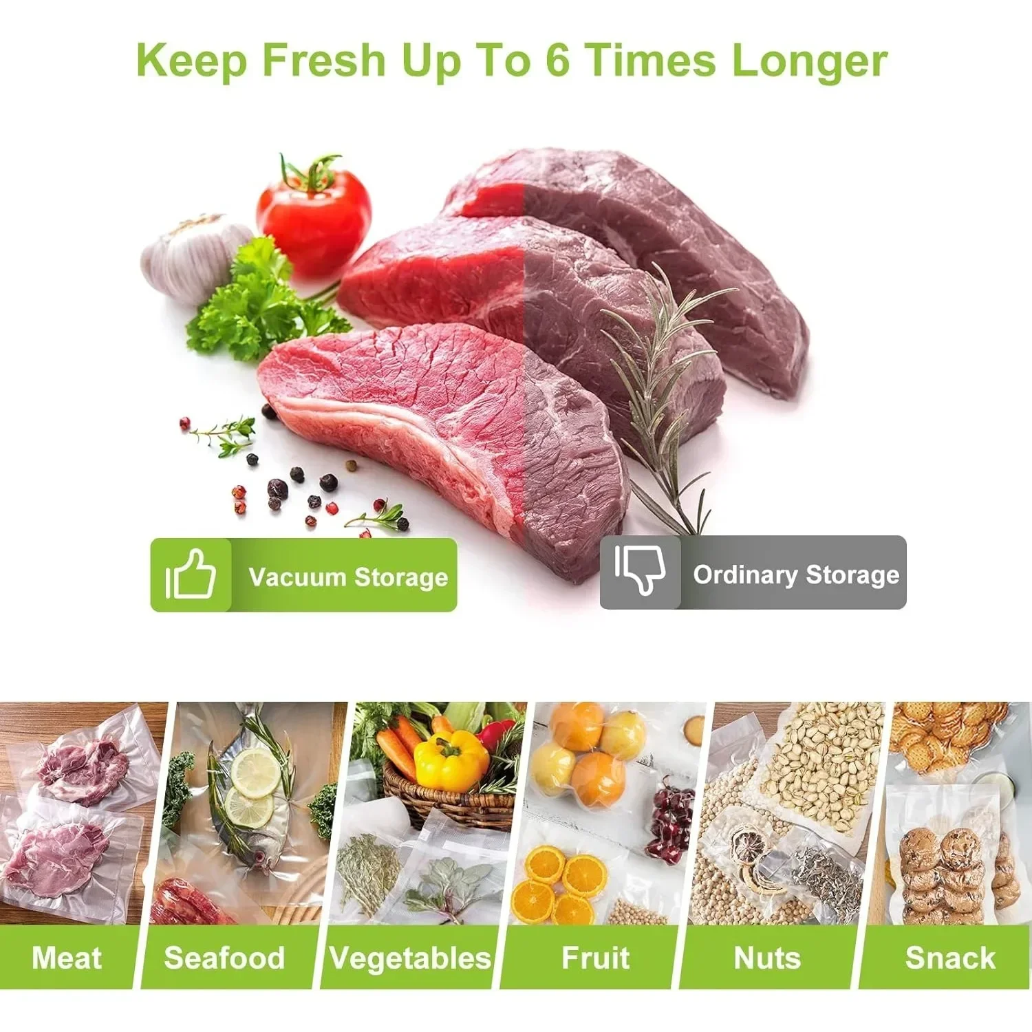 BPA Free Vacuum Sealer Rolls F - огляд і ціна Meal Prep Co