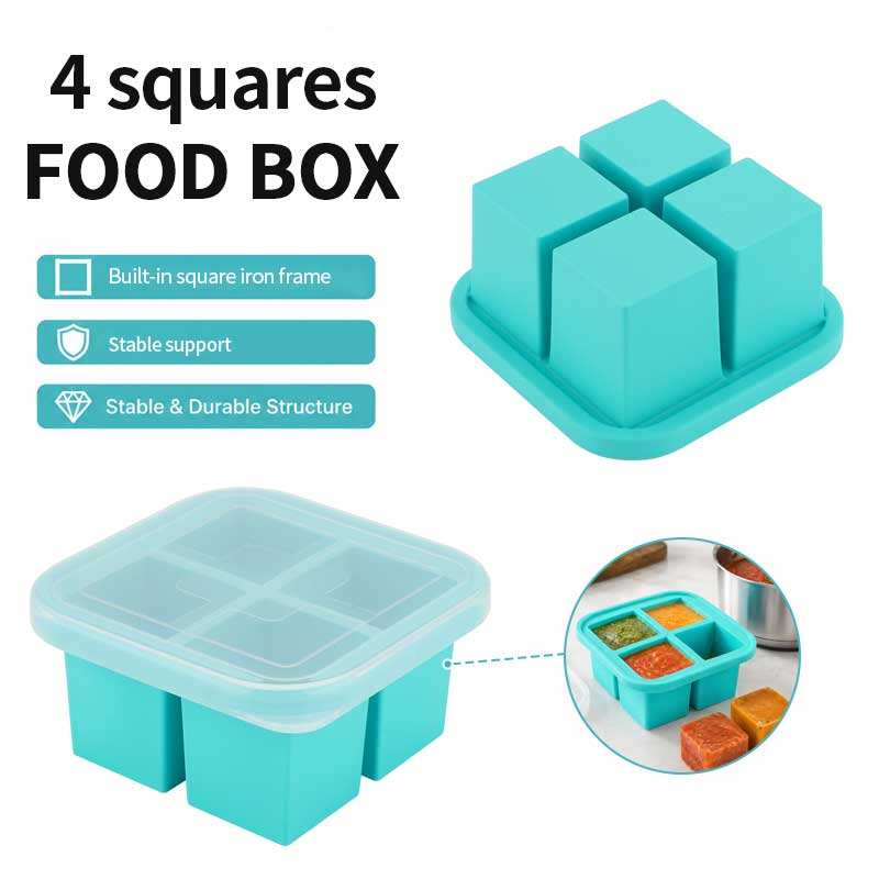 Silicone 4-Compartment Food St - огляд і ціна Meal Prep Easy