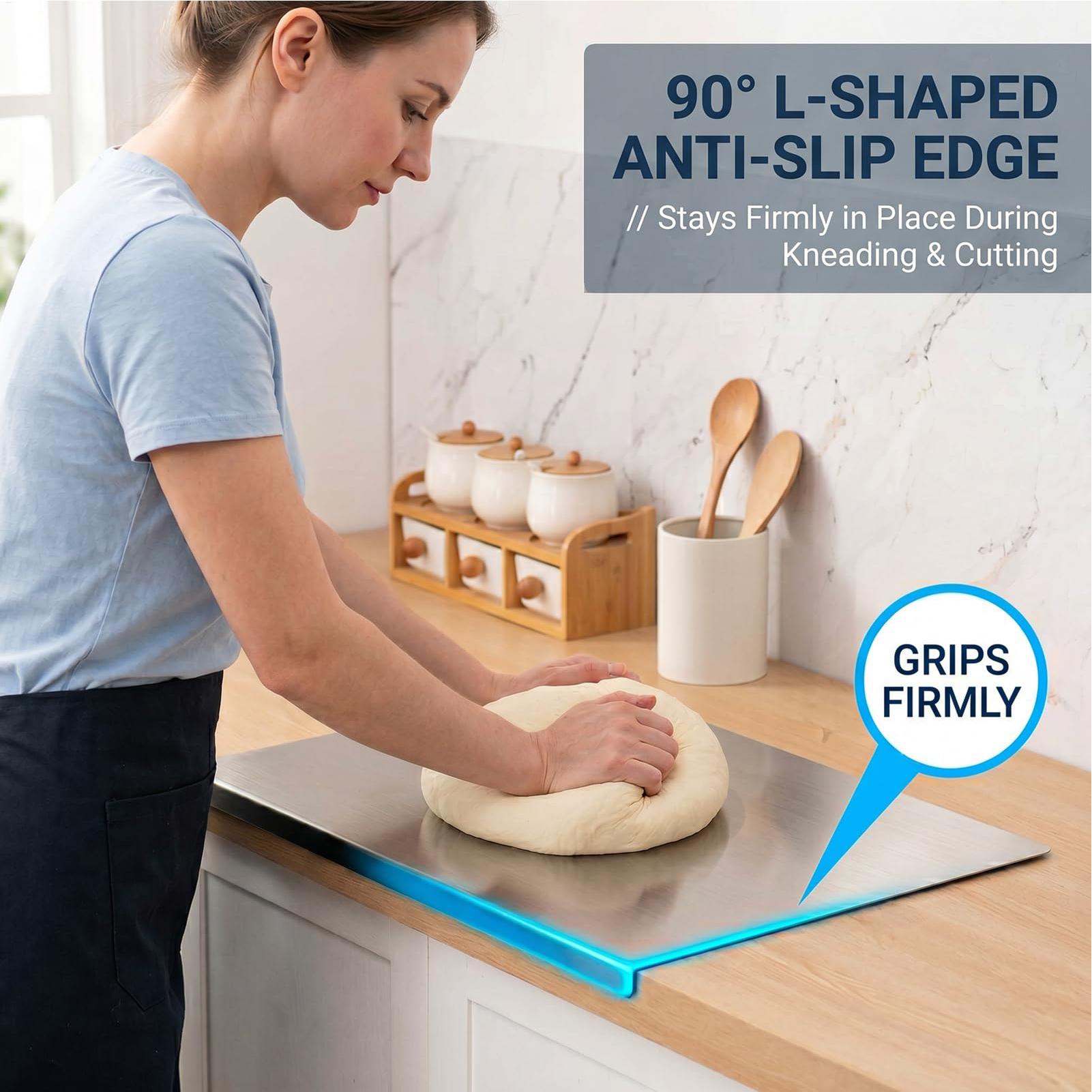 Non Slip Stainless Steel Cutti - огляд і ціна Meal Prep Easy