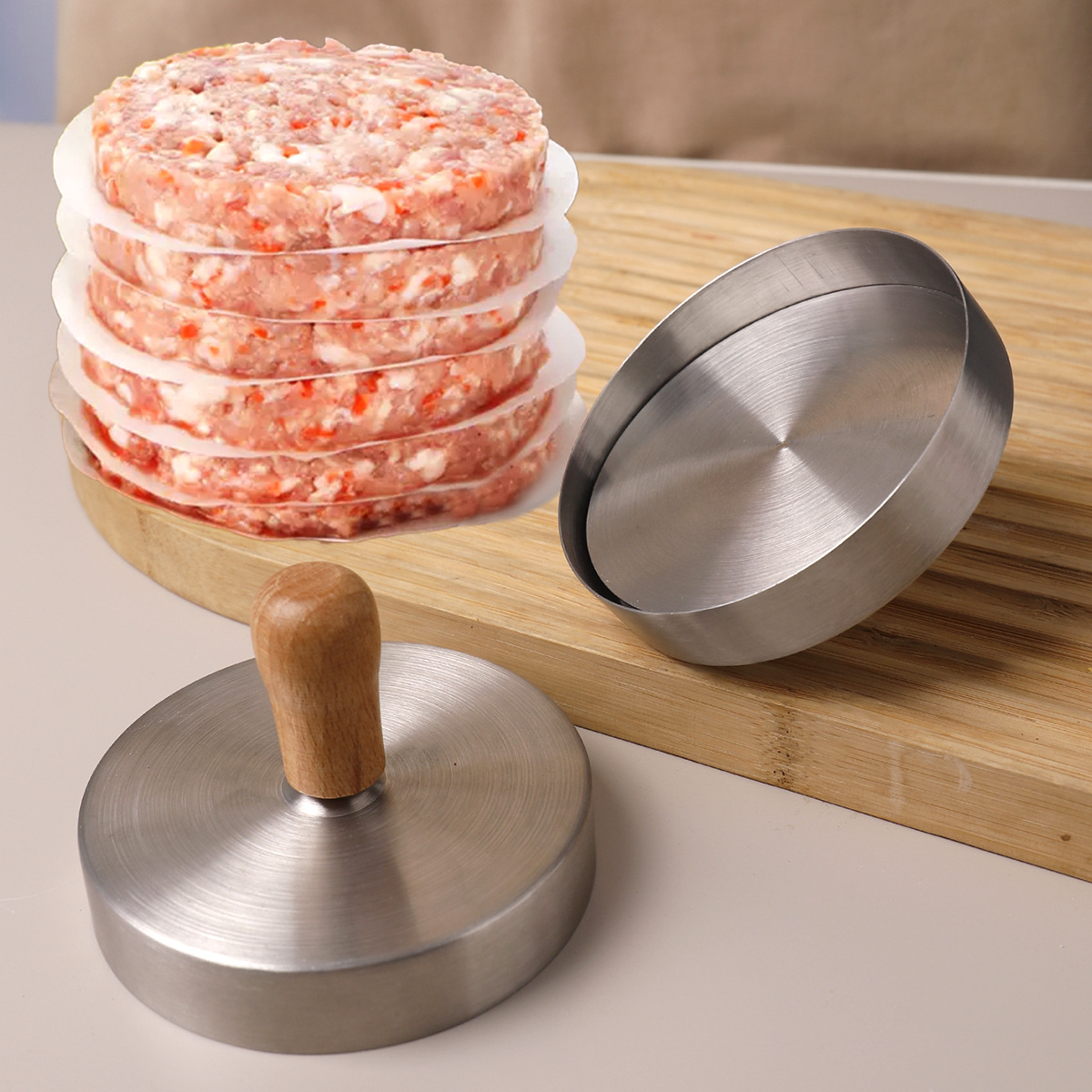 Stainless steel burger beef pa - огляд і ціна Rice Ball Mold