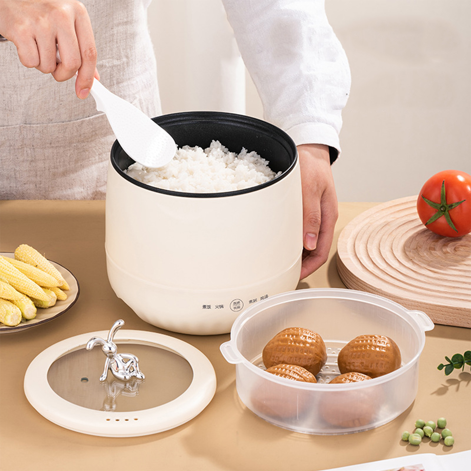 Smart Electric Mini Rice Cooke - огляд і ціна Meal Prep Healthy