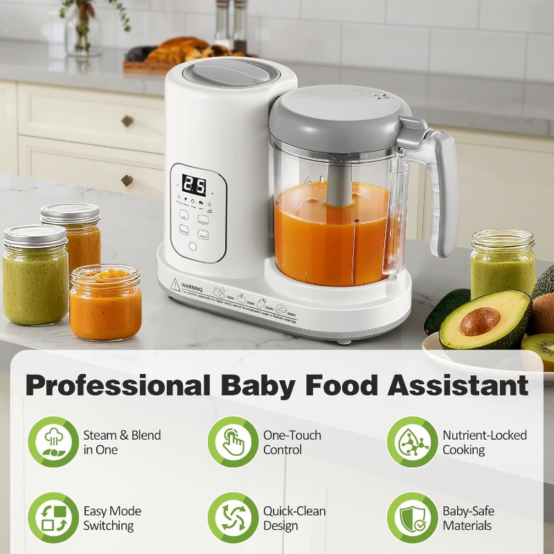 Baby Food Maker Steamer Blende - огляд і ціна Meal Prep Healthy