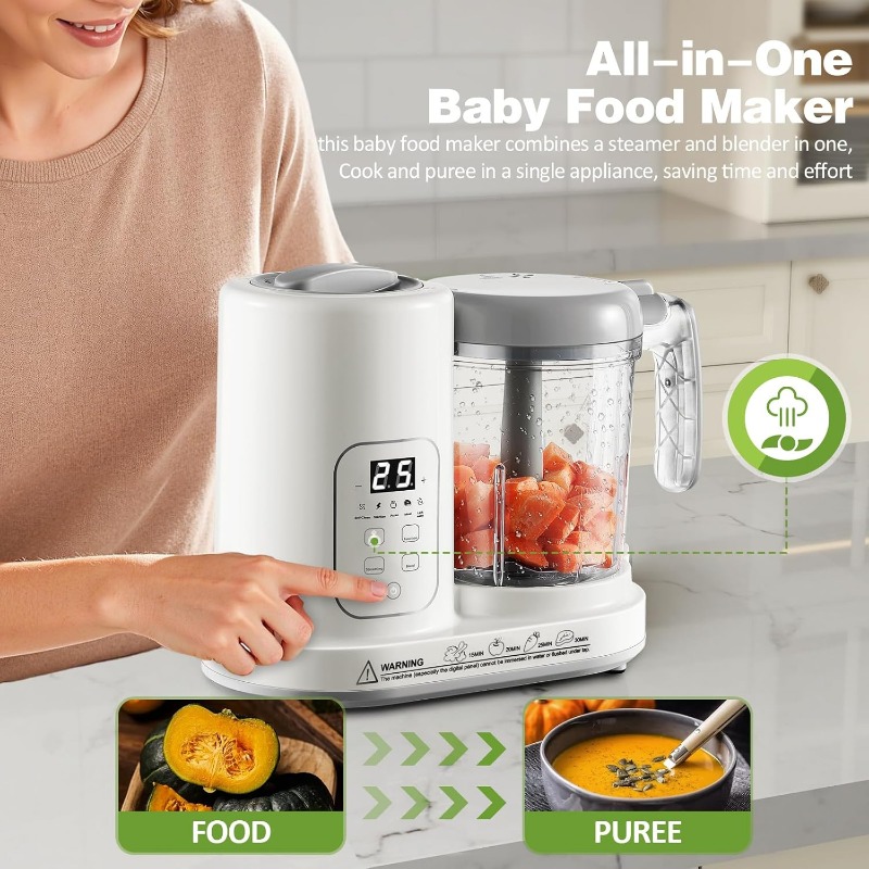 Baby Food Maker Steamer Blende - огляд і ціна Meal Prep Healthy