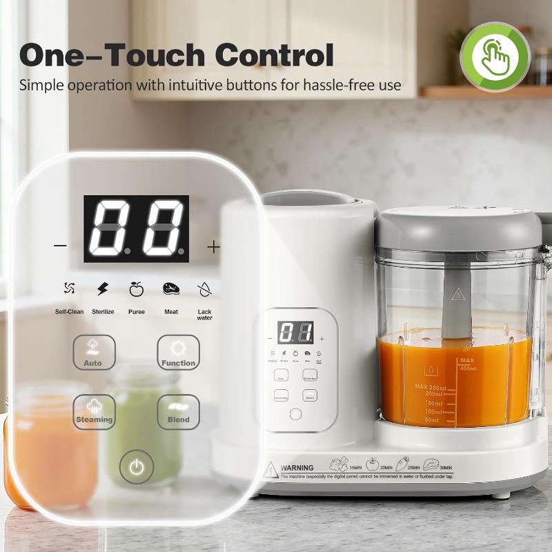 Baby Food Maker Steamer Blende - огляд і ціна Meal Prep Healthy