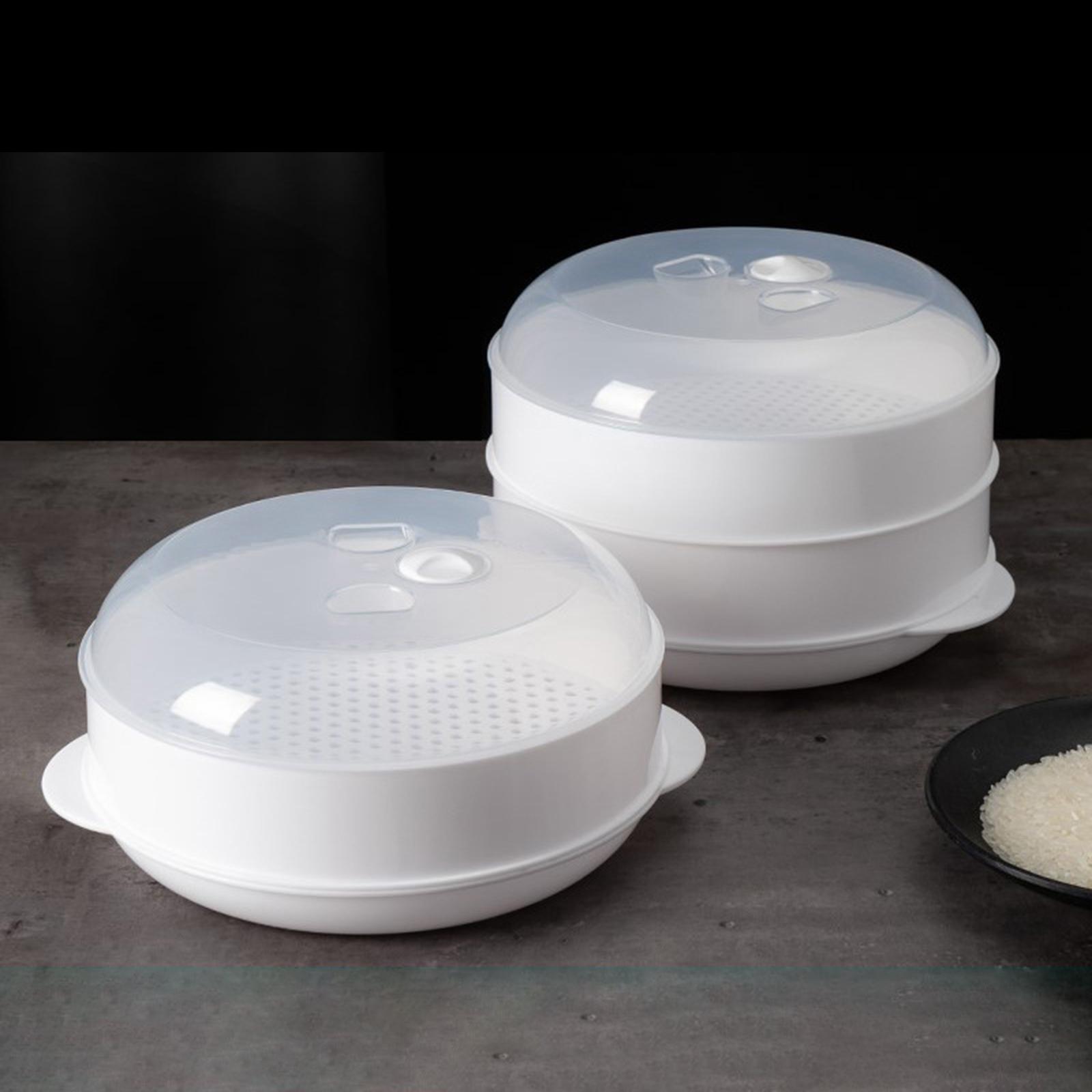 Stackable Microwave Steamer Hi - огляд і ціна Meal Prep Healthy