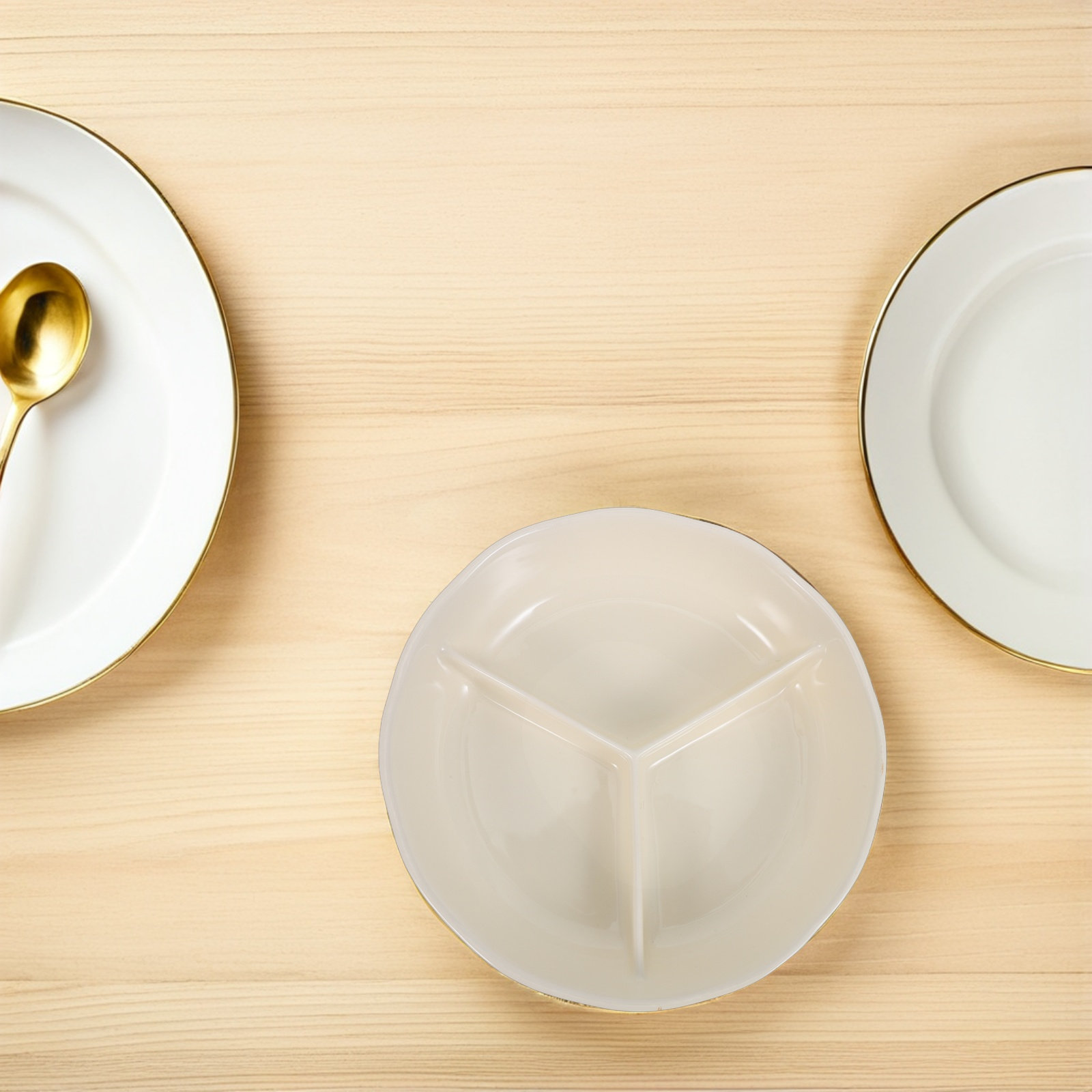 Ceramic Divided Dinner Plate R - огляд і ціна Meal Prep Healthy