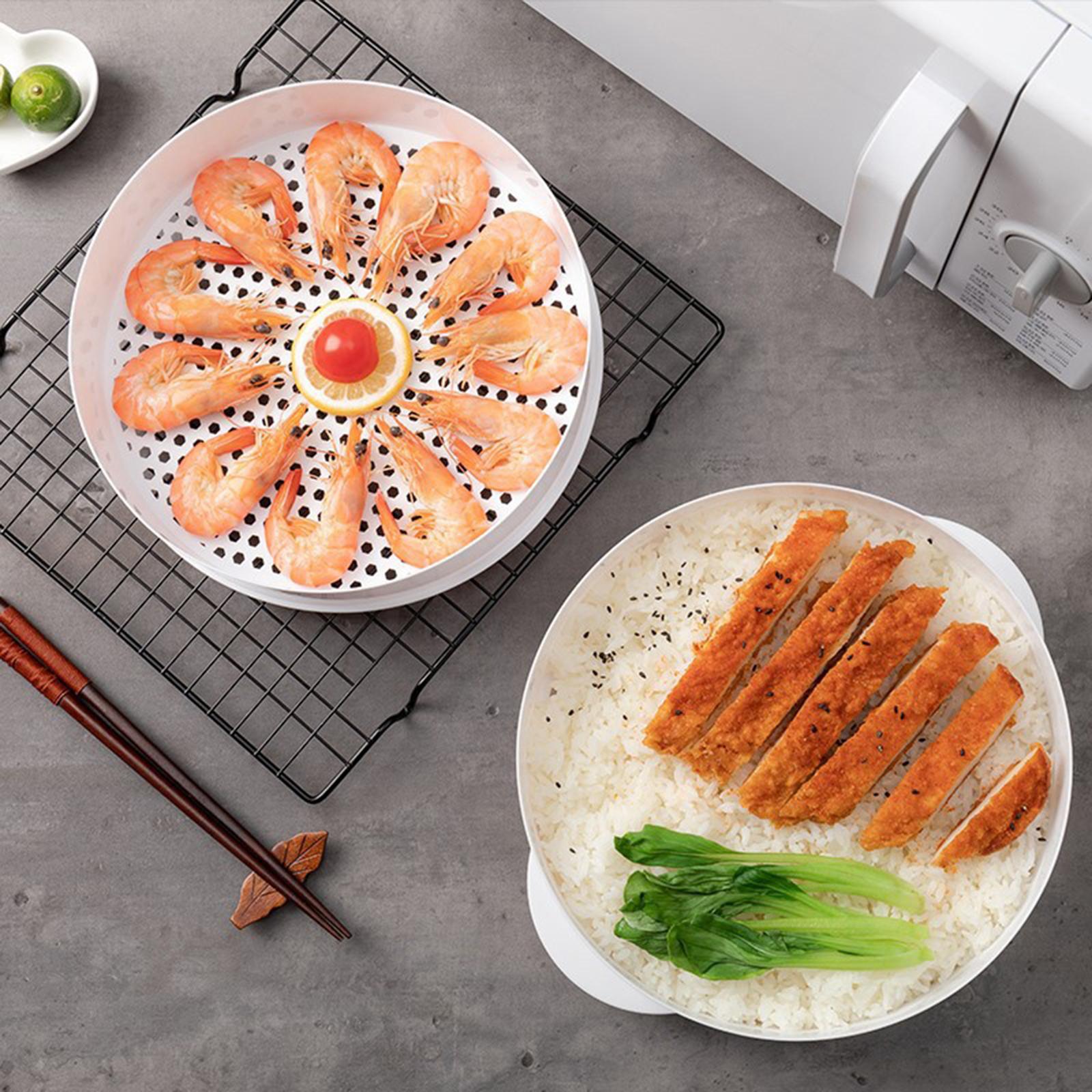 Stackable Microwave Steaming D - огляд і ціна Meal Prep Healthy
