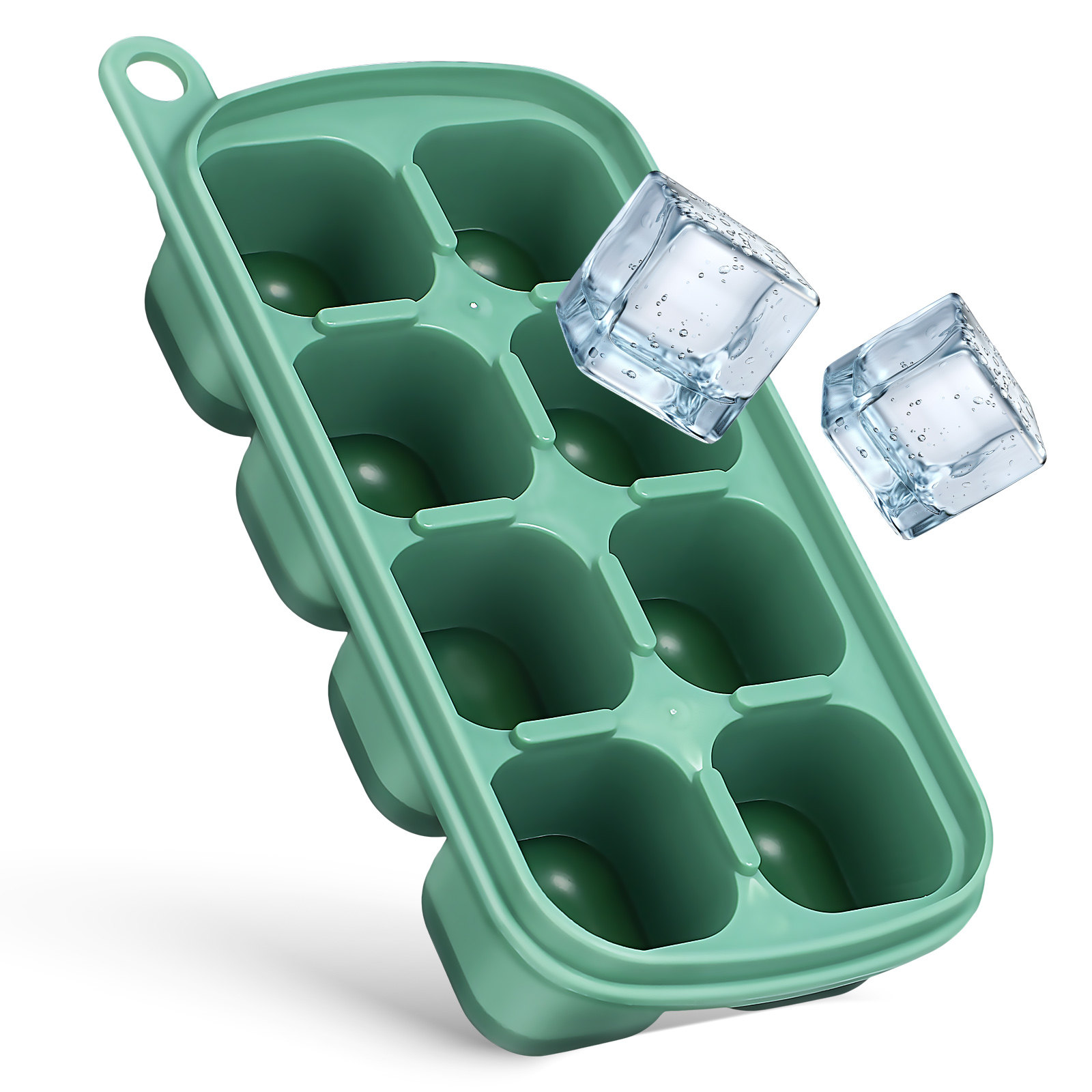 Silicone Ice Cube Tray with Li - огляд і ціна Meal Prep Easy